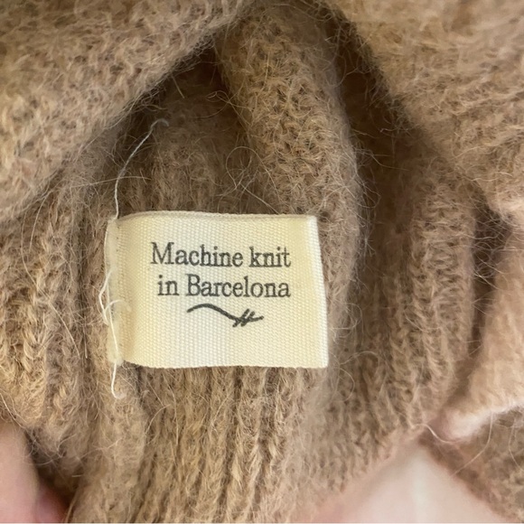 Aniela Parys One Size Alpaca Mohair cropped sweater with bell sleeves - Picture 6 of 7